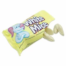 Hannah's White Mice Chocolate Vegetarian Sweets 40g