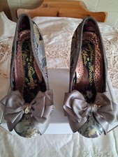 Irregular Choice "Ascot"  Bronze Shoes Size 5