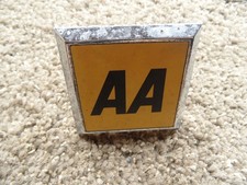 AA Square Car Badge Classic Vintage 1990's