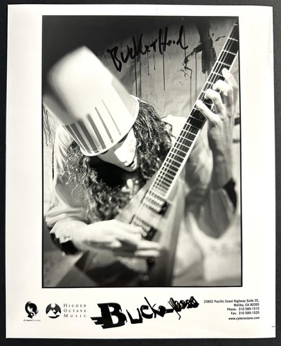 Buckethead signed 8x10 press - 8x10,