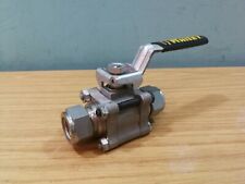 Whitey Swagelok SS-63TS12 S/Steel 60 Series Ball Valve 3/4" Tube No Olives *