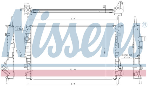 Nissens engine coolant - engine,