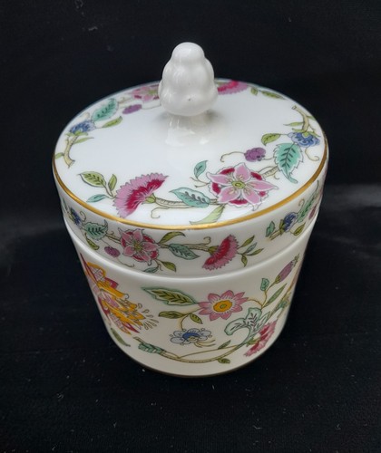 Minton haddon hall lidded pot - haddon,