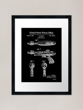 Laser Gun Toy Patent White
