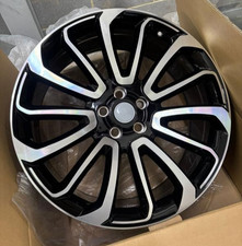 22" turbine black polished