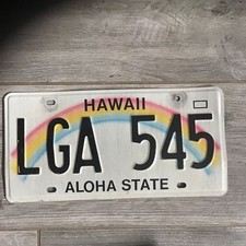 American Licence plate Hawaii