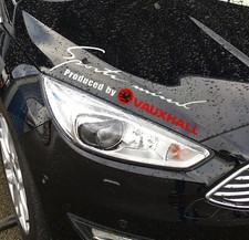 ☆New☆ Headlight Eyebrow Car Stickers Decals Graphics Vinyl For Vauxhall (white)-