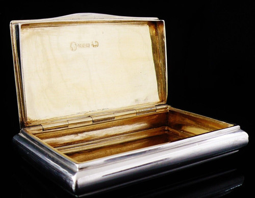 Antique sterling silver - silver, snuff