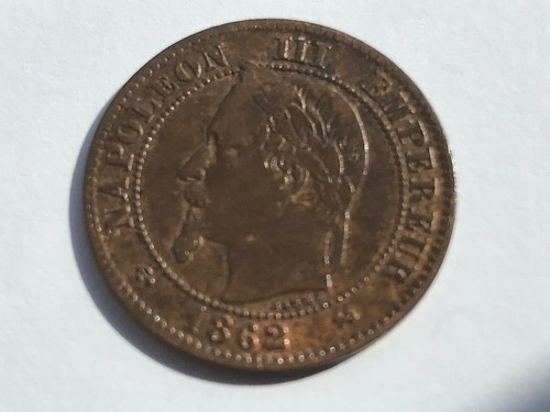 France centime 1862 napoleon - france,