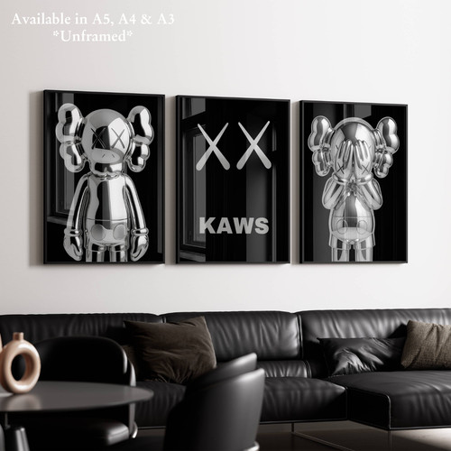 Set silver kaws - set, of