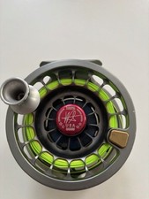 Seigler Fly Fishing Reel - MF Medium Fly Reel with Lever Drag Incs Wooden Case