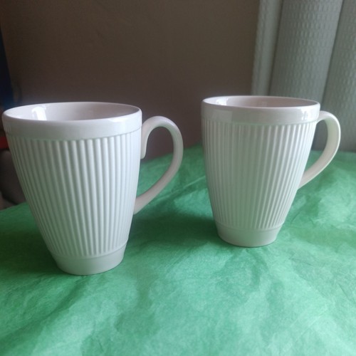 Wedgwood windsor cream mugs - wedgwood,