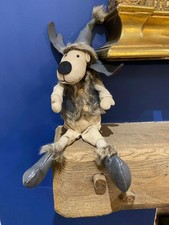 Xmas Shelf Sitter Fabric Reindeer/Moose - NEW, cute face!