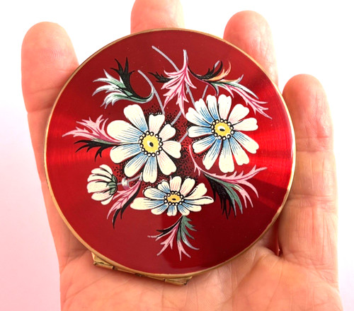 Vintage 1960s red enamel - 1960s,