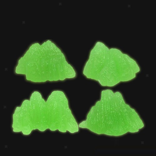 Dark glowing rock - glowing, luminous