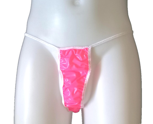 Pvc panties plastic tanga - pvc,