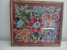 Vintage Framed Needlepoint