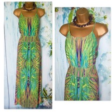 NEW WALLIS MAXI DRESS SIZE 14, Stunning Palm print long Summer holiday Dress
