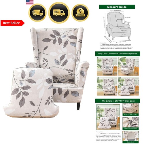 Wingback chair cover - cover, slipcover