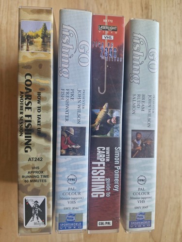 Fishing vhs videos - vhs, 4