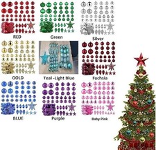 Christmas decorations balls Tree Ornaments including Balls Stars and Tree Topper