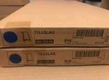 Lot 2 New in box  !  IKEA TILLSLAG Trestle Dark Blue Metal  004.709.96