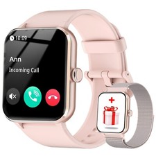 Women Alexa SmartWatch Fitness Bluetooth Call Watch for Android iPhone Samsung