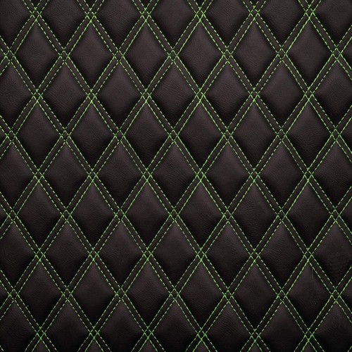 Black double stitch diamond - stitch,