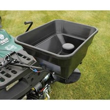 ATV MOUNTED SPREADER FERTILIZER Sand Seed Salt Quad 12V 43.5L Broadcaster Farm