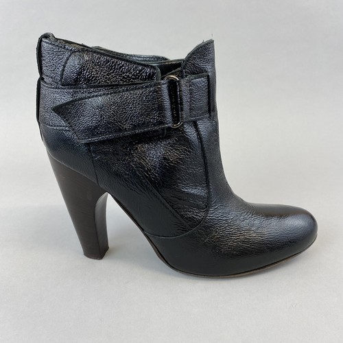 Topshop black patent leather - topshop,