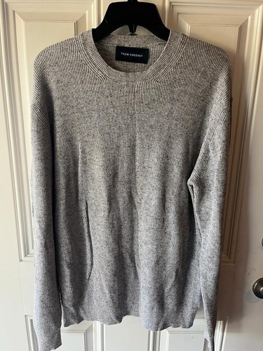 Thom sweeney cotton linen crew - thom,