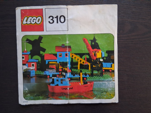 Lego legoland tugboat 310 - tugboat, 310-