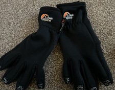 Lowe Alpine Cyclone Black Polartec WindPro Gloves LARGE 