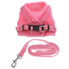  2 Pack Back Chest Strap Pet Vest Leash Fleece Lined Dog Harness Belt