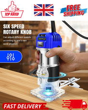 4000W Electric Hand Trimmer Palm Router Woodworking Laminate Wood Laminator 1/4"