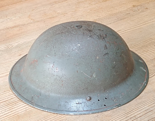 Ww2 brodie steel helmet civil - ww2,