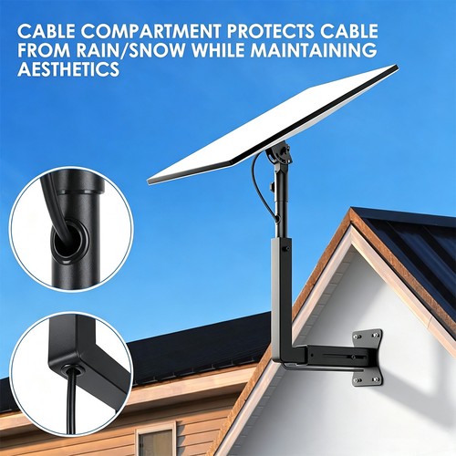 Starlink satellite dish wall - dish,