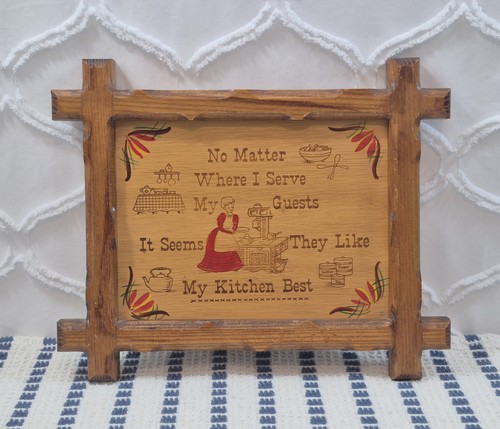 Vintage kitchen plaque - vintage, by