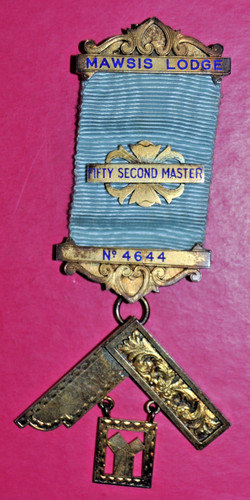 Masonic past master jewel - masonic,