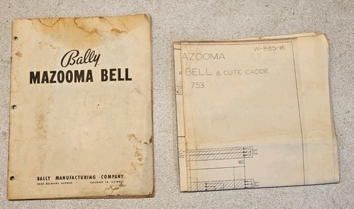 Bally mazooma bell pinball - bell,