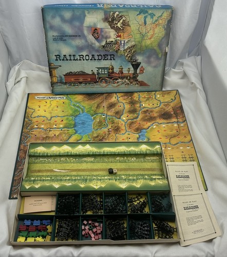 1963 railroader game - railroader, by