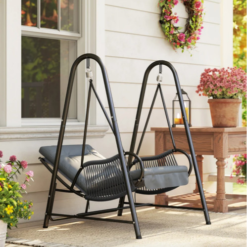 Metal swing chair outdoor deck - swing,