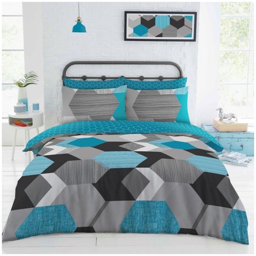4pc complete checked duvet - 4pc,