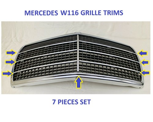 Mercedes w116 grille moulding - grille,