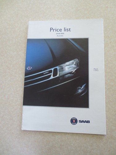 1995 saab 9000 car price - saab, list