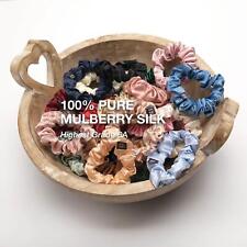 Mulberry Silk Hair Scrunchies Luxurious Ponytail Holder Hair Ties Bridesmaid