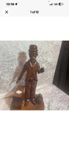 Vintage hand carved wooden - vintage, hand-carved