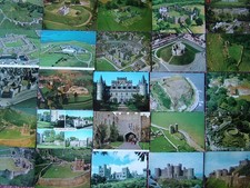 100 Unused Postcards of CASTLES OF THE BRITISH ISLES.  1970's/80's onwards.