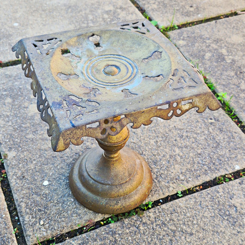 Ornate antique brass - antique, trivet