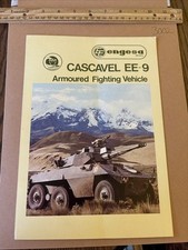 VTG Engesa Cascavel EE-9 Armored Fighting Brazilian Military Vehicle Brochure